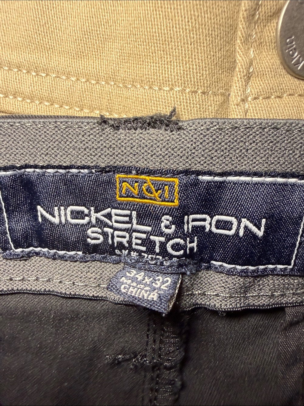 Calvin Klein Denim Co Nickel & Iron Men’s 34x32 Chino Pants LOT OF 3 Slim Fit - Picture 5 of 12